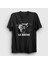 Siyah Poster Film La Haine T-Shirt 1