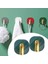 2li Yapışkanlı Retro Askılık Dolap Kapak Kulpu Yeşil (4767) - MCT6904-8727 1