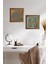 Yaşam Çiçeği Taş Duvar Tablosu Ahşap Çerçeveli Duvar Dekoru 2 Parça Tablo Seti Wall Art -W2-522- 1