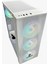 Wmesh Beyaz 4X120MM Rainbow Fan Atx Oyuncu Bilgisayar Kasası 4