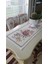 Gardenya Pamuk Duck Çiçek Baskılı Kumaş Krem Runner&kırlent Seti 3 Parça - 650 3