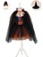 Kuyruklu Bal Kabağı Tül Kollu Cadı Kostümü + Cadı Şapkası, Cadılar Bayramı Kostümü Halloween Cosplay 1