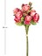 Yapay Çiçek Gül Demeti Pembe 60 Cm. 3