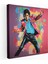 Micheal Jackson Kanvas Tablo - Pop Art Dans Pozu - Micheal Jackson, Kanvas Tablo, Pop Art, Duvar Sanatı, 100X100 1