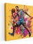 Pop Art Basketbol Smaç Kanvas Tablo, 30X30 1