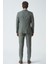 Bangor T2430 Slim Fit 6 Drop Likralı Keten Takım Elbise Desenli 4