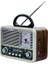 Ns-03 Gold Nostajik Radyo Bluetooth Hoparlör 3