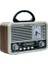 Ns-03 Gold Nostajik Radyo Bluetooth Hoparlör 4