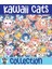 Kawaii Sea Cats( Kediler) Temalı 2 Sayfa A4 100 Adet Sticker Set 1