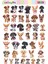 Kawaii Sea Dogs( Köpekler ) Temalı 2 Sayfa A4 90 Adet Sticker Set 2
