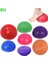 Liulian Gri 1 Adet Pvc Yoga Topu 16 cm Şişme Masaj Noktası Yarım Fit Top Denge Eğitmeni Sabitleyici Spor Pilates Fitness Dengeleme Topu (Yurt Dışından) 4