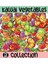 Kawaii Vegetables ( Sebzeler ) Temalı1 Sayfa A4 70 Adet Sticker Set 1