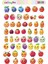 Kawaii Sea Fruits ( Meyveler ) Temalı 1 Sayfa A4 51 Adet Sticker Set 2