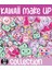 Kawaii Make Up ( Makyaj ) Temalı 2 Sayfa A4 101 Adet Sticker Set 1
