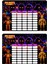 Fnaf Haftalık Ders Programı Sticker Etiket 2 Adet 1 Sayfa A4 1