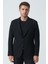 Bangor C4006 Slim Fit 6 Drop Likralı Ceket Siyah 3