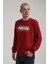 Bisiklet Yaka Bordo Slim Fit Sweatshirt 24FWM60174 5