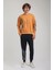 Bisiklet Yaka Hardal Slim Fit Eşofman 23FWM60157 3