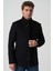 Agualva-Cacém 58152 Slim Fit Palto Siyah 2