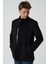 Agualva-Cacém 58152 Slim Fit Palto Siyah 3