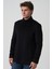 Agualva-Cacém 58152 Slim Fit Palto Siyah 4