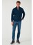 Pamuklu Regular Fit Yarım Fermuarlı Dik Yaka Sweat Erkek Sweat 59052592 2