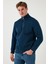 Pamuklu Regular Fit Yarım Fermuarlı Dik Yaka Sweat Erkek Sweat 59052592 4