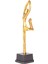 Tekno Trust Metal Biblo Balerin Gold-Siyah 7X8X32 Cm. 1