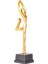 Tekno Trust Metal Biblo Balerin Gold-Siyah 7X8X32 Cm. 4
