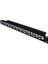 24 Port Boş Patch Panel, Zırhlı/Zırhsız Keystone Jack Takılabilir, 1U Yüksekliğinde, Port&#039;ların Yerleşimi Zikzaklı, RAL 9005 renk 1