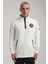 Dik Yaka Kiremit Slim Fit Full-Zip Sweatshirt 24FWM64083 1
