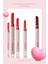 Yoğun Nemlendirici, Parlak Bitişli Balm PERIPERA Heart Jam Glow Lip (1 Peach Fondue) 5