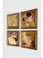 Gustav Klimt Altın Gözyaşları, Anne Çocuk, Öpücük, Hayat Ağacı Taş Tablo Çerçeveli Duvar Dekoru 2