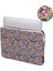 Canvasartısan H77-01 Çiçek Desenli Su Geçirmez Laptop Çantası Koruyucu Kılıf-14-Inç (Yurt Dışından) 4