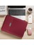 Evrensel Stand Katlanabilir Laptop Çantası Kol Pu Deri Çanta MacBook 13 Inç-Kırmızı (Yurt Dışından) 1