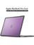 Macbook Air 15 INÇ(2023)M2 A2941/(2024)A3114 M3 Sailor Serisi Laptop Çantası Pc + Tpu Çizilmez Dizüstü Bilgisayar Kapağı-Şeffaf Mor (Yurt Dışından) 3