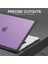 Macbook Air 15 INÇ(2023)M2 A2941/(2024)A3114 M3 Sailor Serisi Laptop Çantası Pc + Tpu Çizilmez Dizüstü Bilgisayar Kapağı-Şeffaf Mor (Yurt Dışından) 5