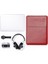 15 Inç/15.6 Inç Dizüstü Bilgisayar Saklama Çantası Pu Deri Çok Fonksiyonlu Mouse Pad Dizüstü Bilgisayar Kol Seti-Kırmızı (Yurt Dışından) 5