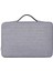 Canvasartısan K28-23 13 Inç Dizüstü Bilgisayar Kolu Yan Fermuar Kapatma Dizüstü Saplı Çanta Çanta U-Şekilli Dış Cep-Gri (Yurt Dışından) 5