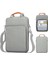 9-11 Inç Tablet Dikey Taşıma Çantası Oxford Kumaş Darbeye Dayanıklı Tablet Pc Çanta Crossbody Çanta-Gri (Yurt Dışından) 1