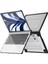 MacBook Air 13 INÇ(2022)M2 A2681 Laptop Kılıfı Pc+Tpu Kickstand Isı Dağıtımı Kapağı-Siyah (Yurt Dışından) 1