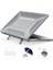 MacBook Pro 14 Inç (2021)A2442 (Ab Versiyonu)Hard Pc Darbeye Dayanıklı Dizüstü Bilgisayar Kabuğu Katlama Kickstand Koruyucu Kapak, Tpu Klavye Filmi + Anti-Toz Fişleri-Gri (Yurt Dışından) 1