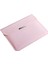 13 Inç Pu Deri Laptop Çantası Manyetik Kapaklı Yatay Dizüstü Bilgisayar Kolu-Pembe (Yurt Dışından) 1