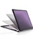 MacBook Air 13 INÇ(2018)A1932 /(2020)A2337 M1 A2179 Darbeye Dayanıklı Pc + Tpu Kapak Anti-Drop Laptop Kılıfı-Şeffaf Mor (Yurt Dışından) 4