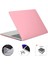 MacBook Pro 14 Inç (2021)A2442 (Abd Versiyonu)Mat Kaplama Sert Pc Laptop Kapağı + Tpu Klavye Kaplaması + Silikon Toz Tıkaçları-Pembe (Yurt Dışından) 1