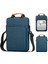 13.3 Inç Dizüstü Bilgisayar Için Dikey Taşıma Çantası Oxford Kumaş Darbeye Dayanıklı Çanta Crossbody Çanta-Mavi (Yurt Dışından) 1