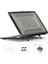 MacBook Pro 16 Inç (2019) A2141 (Ab Versiyonu) Sert Pc Şok Emici Kapak Kickstand Koruyucu Dizüstü Bilgisayar Kılıfı Kabuğu, Tpu Klavye Filmi + Toz Önleyici Fişler-Siyah (Yurt Dışından) 1