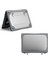 MacBook Pro 13 INÇ(2020)A2251/A2289/A2338(M1/M2)-GRI Için Stand Tasarımlı Iki Parçalı Plastik+Tpu Koruyucu Kılıf Kabuk (Yurt Dışından) 3