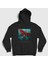 Unisex Siyah Shogun Dizi Kapüşonlu Sweatshirt 1