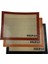 Profesyonel Yanmaz Yapışmaz Yıkanabilir Kırmızı Silikon Pişirme Matı - - 30cmx40cm 3